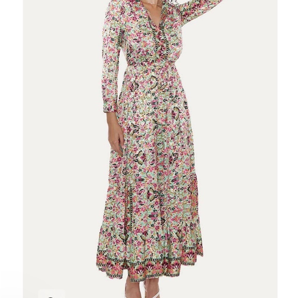 NEW Raga Lodhi Floral Maxi Dress size S *no belt*
